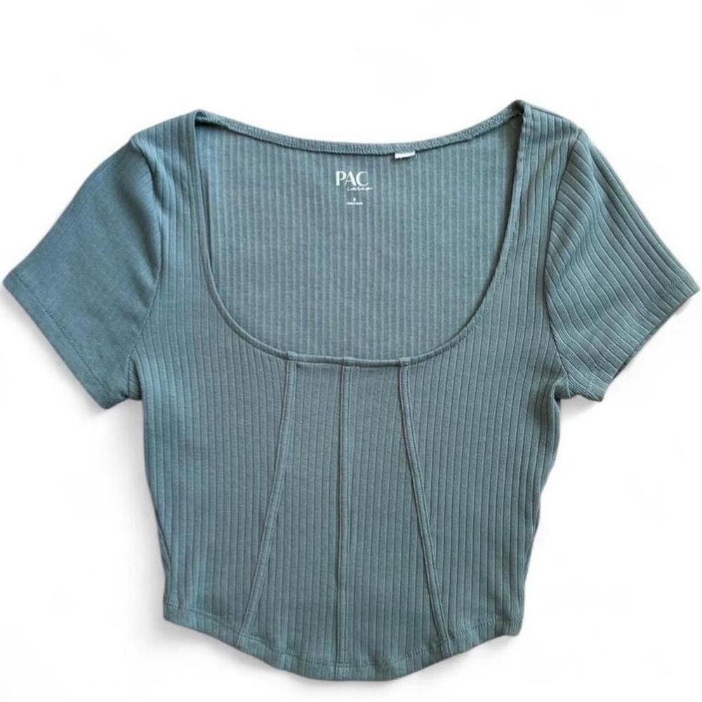Sage Green Crop Top Women’s Small